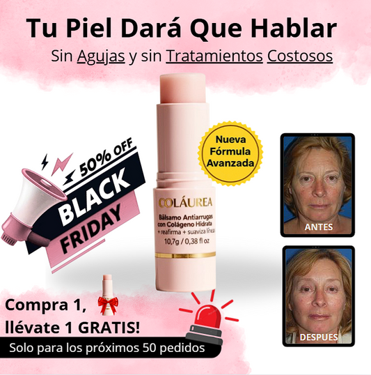 Coláurea™ Bálsamo Antiarrugas – Luce tu Rostro, Olvida tus Arrugas!